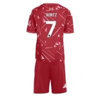 Liverpool Florian Wirtz #7 Replica Home Stadium Kit for Kids 2026-27 Short Sleeve (+ pants)